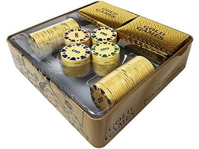 Gold Games Professional Poker Chips Set